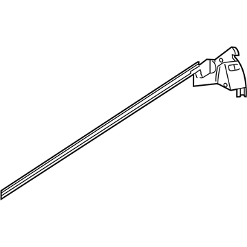 BMW 51-33-7-457-961 Window Cavity Seal Rear Left