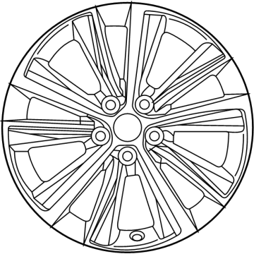 Toyota 42611-48B50 Wheel, Alloy