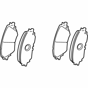 Toyota 04465-02560 Front Pads