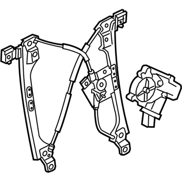 GM 23257824 Window Regulator