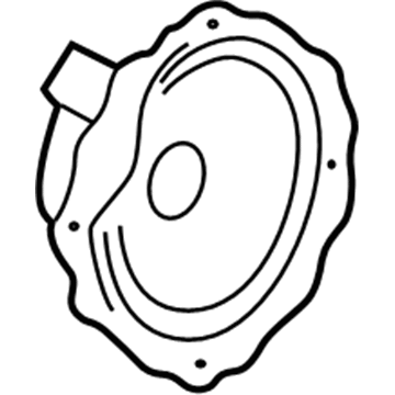 GM 15888320 Speaker, Radio Rear Side Door