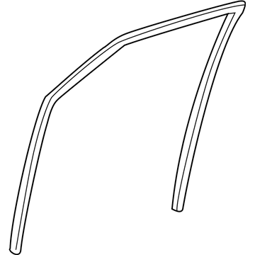 GM 19184165 Weatherstrip, Front Side Door Window