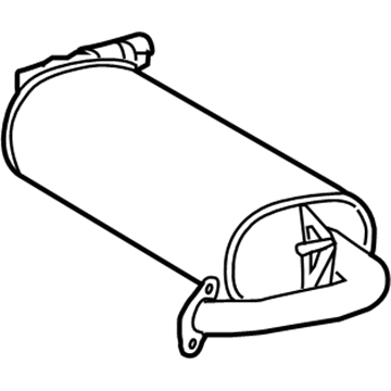 GM 88975832 Muffler & Pipe