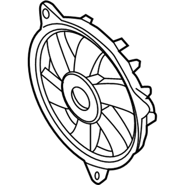 Nissan 21487-1PD0A Motor Assy-Fan