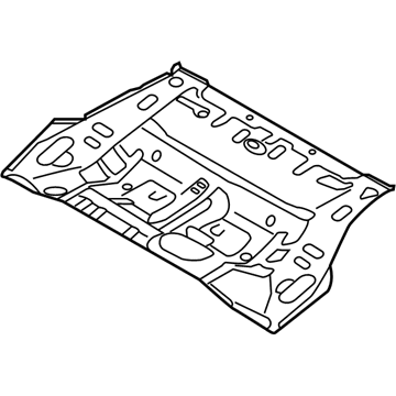 Kia 65511F6000 Panel Assembly-Rear Floor