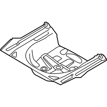 Kia 65513F6000 Panel Assembly-Rear Floor