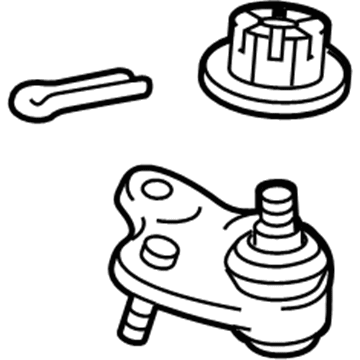 Lexus 43330-49185 Front Lower Ball Joint Assembly, Left