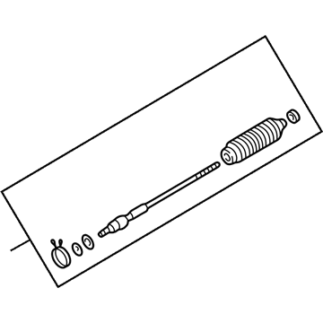 Infiniti 48521-AR028 Socket Kit Tie Rod, INR