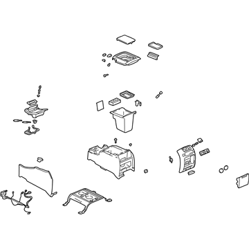 GM 15753149 Compartment Asm-Front Floor *Neutral