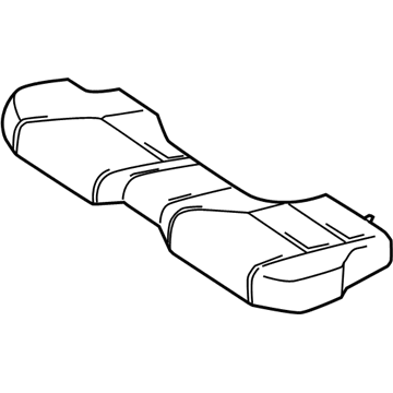 Lexus 71503-53031 Pad, Rear Seat Cushion