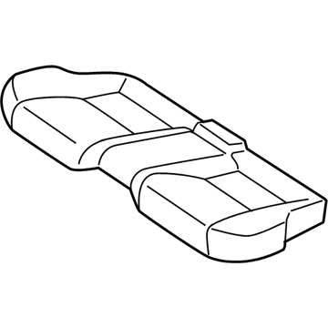 Lexus 71075-53260-B3 Rear Seat Back Cover (For Bench Type)