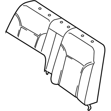 Lexus 71507-53090 Pad, Rear Seat Back(For Bench Type)