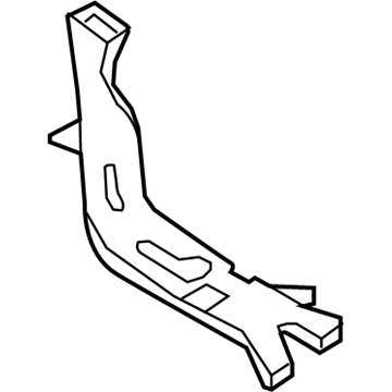 Infiniti 27833-3KA0A Duct-Heater Floor, Rear LH