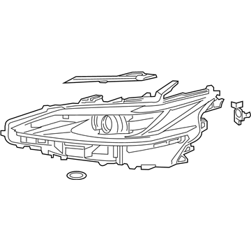 Lexus 81145-33F31 Headlamp Unit With Gas