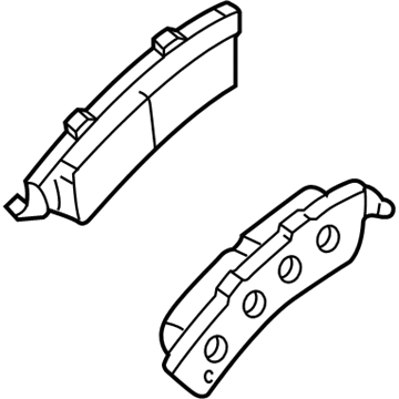 GM 89027019 Rear Pads