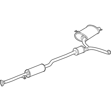 Honda 18307-TY4-A11 Muffler, Passenger Side Exhuast