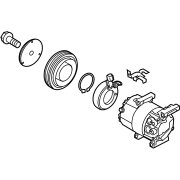 Kia 977012K600RU Reman Compressor Assembly