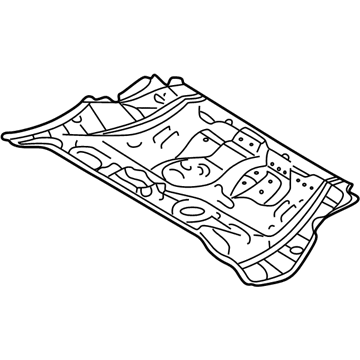 GM 88970852 Center Floor Pan