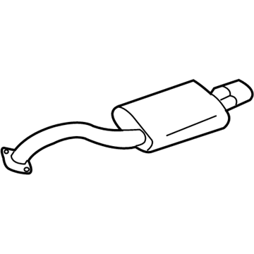 Infiniti 20100-3Y700 Exhaust Main Muffler Assembly