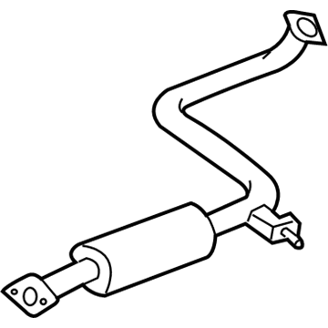 Nissan 20300-3Y700 Exhaust, Sub Muffler Assembly