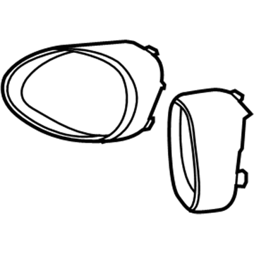 Hyundai 94360-2W200 Glass & Bezel Assembly-Cluster