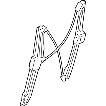 BMW 51-33-7-355-636 Front Right Window Regulator