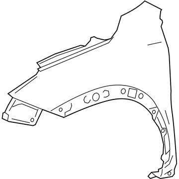 Lexus 53811-78010 Panel, Front Fender, RH