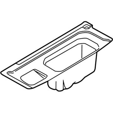 BMW 51-47-7-222-132 Luggage Compartment.Indentation Trim Panel