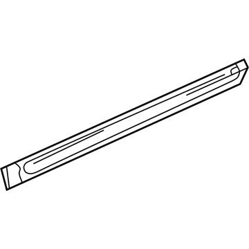 Hyundai 87721-2D500 Moulding Assembly-Rear Door Waist Line, LH