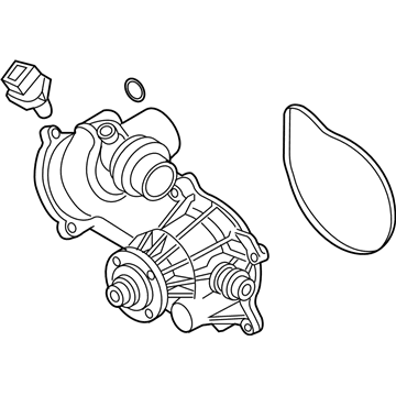 BMW 11-51-7-524-551 Engine Water Pump