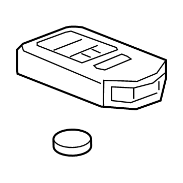 Honda 72147-TG7-A61 Fob Assembly, Entry Key