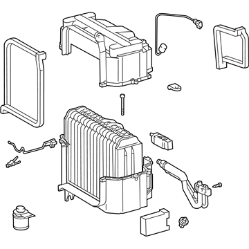 Toyota 88510-04131 Evaporator Assembly