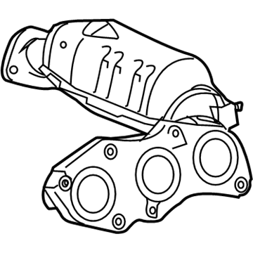 Toyota 17140-0P020 Exhaust Manifold