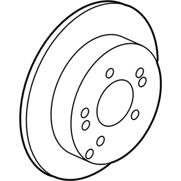 Kia 584111D000 Disc-Rear Brake