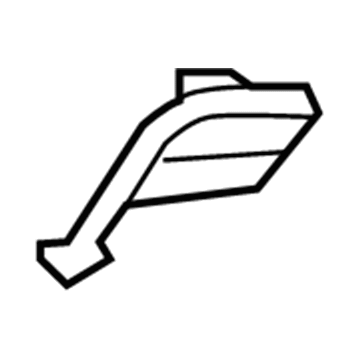GM 23267604 Upper Quarter Trim Cap