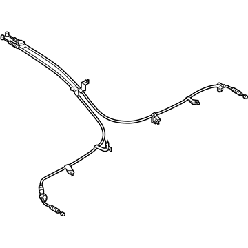 Nissan 36531-3LM0A Cable Assy-Parking, Rear LH