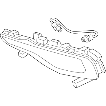 Kia 922023T220 Front Fog & Daytime Running Lamp Assembly, Right