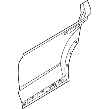 Hyundai 77111-S8000 Panel-Rear Door Outer, LH