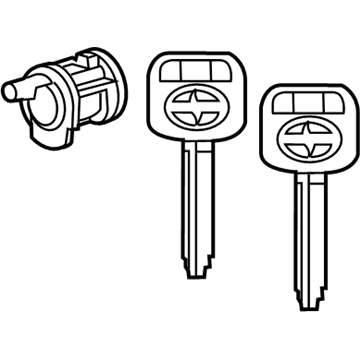 Toyota 69056-21040 Cylinder & Keys