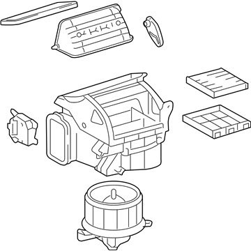 Lexus 87130-50121 Blower Assembly