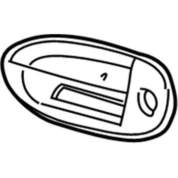 Ford 4F1Z-5422404-ABPTM Handle, Outside