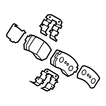 Kia 58302D9A75 Pad Kit-Rear Disc Brake