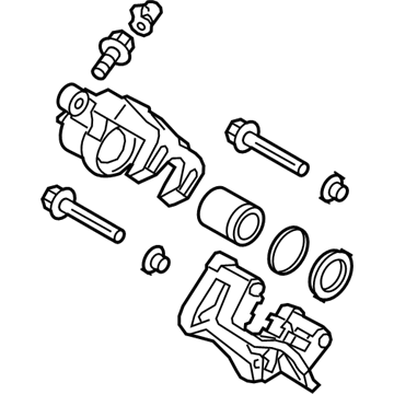 Kia 58310D9A75 Caliper Kit-Rear Brake