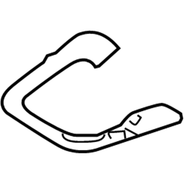 Nissan 80945-KB50A ESCUTCHEION-Door Grip, Lower LH