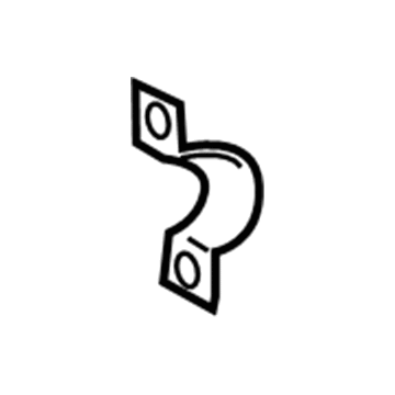 Nissan 80987-JF00A Bracket-Door Armrest, LH Front
