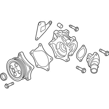 GM 12681169 Water Pump Assembly