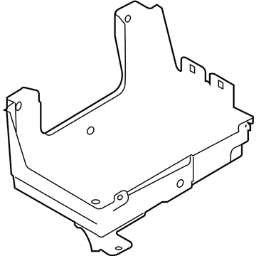 Nissan 64860-EZ40B Bracket Assembly-Battery Mounting