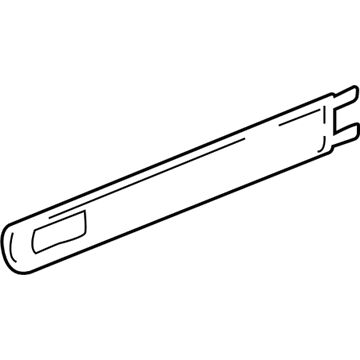 GM 88935323 Molding Asm, Front Side Door Upper (RH)