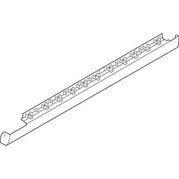 Infiniti 76850-AR008 Mudguard-Sill Center, RH