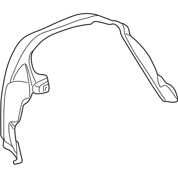 Mopar 55136228AD Shield-Front Fender